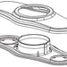 Delta Retail Channel Product RP93657RB Escutcheon and Gasket