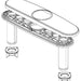 Delta RP93863BL Escutcheon, Nuts and Baseplate Repair Part