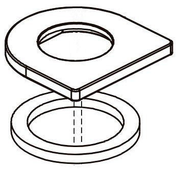 Peerless Precept RP93984BL Flange and Gasket