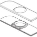 Peerless Precept RP93987BL Escutcheon and Base Plate