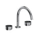 ROHL EC08D3 Eclissi Widespread Lavatory Faucet With C-Spout