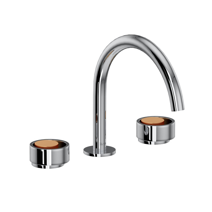 ROHL EC08D3 Eclissi Widespread Lavatory Faucet With C-Spout