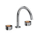 ROHL EC08D3 Eclissi Widespread Lavatory Faucet With C-Spout