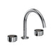 ROHL EC08D3 Eclissi Widespread Lavatory Faucet With C-Spout