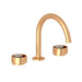 ROHL EC08D3 Eclissi Widespread Lavatory Faucet With C-Spout