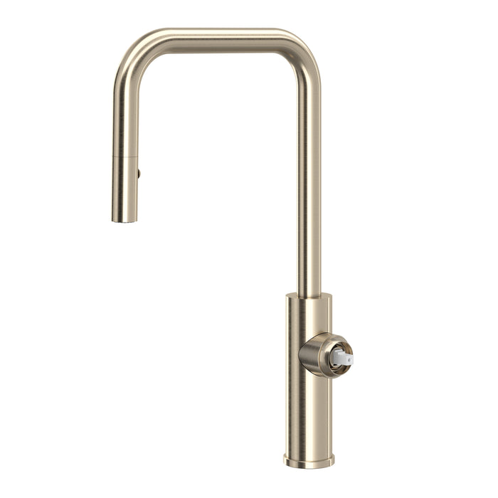 ROHL EC56D1 Eclissi Pull-Down Kitchen Faucet with U-Spout - Less Handle