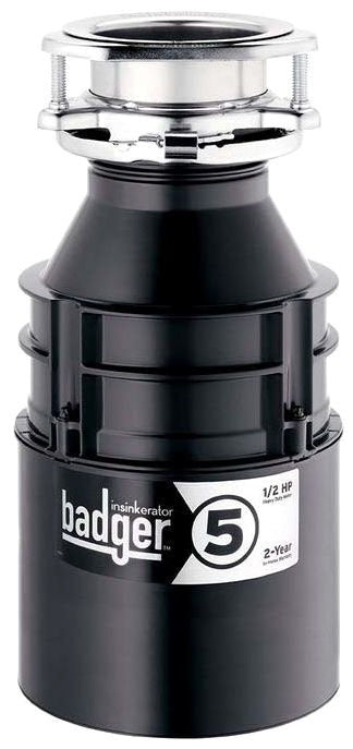 InSinkErator 79883A-ISE Badger 5 | 1/2 HP Garbage Disposal with Cord