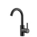 Franke Eos Neo Single Handle Swivel Spout Bar Faucet - Industrial Black