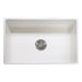 Franke Farm House FHK710-30WH Undermount Single Bowl 30.12 x 20 in Fireclay Kitchen Sink - White