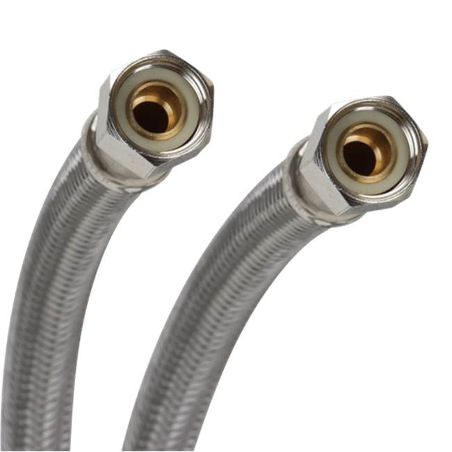 Fluidmaster B6F12 3/8" Female Compression x 3/8" Female Compression Faucet Supply Connector (12" Length)