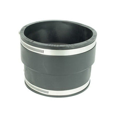 Fernco 1002-55 5" (Clay) x 5" (Cast Iron / PVC) Flexible Coupling