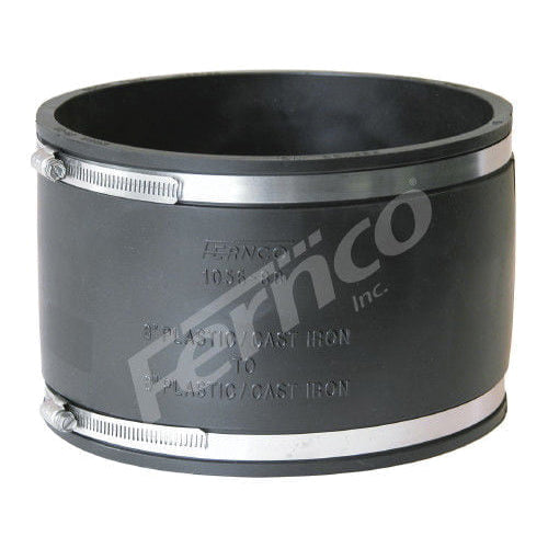 Fernco 1056-88 8" (Cast Iron / PVC) x 8" (Cast Iron / PVC) Flexible Coupling