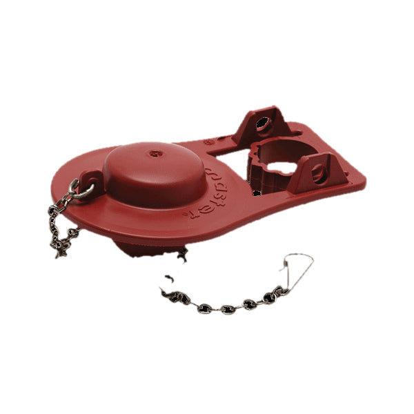 Fluidmaster 504 SURE-FIT Toilet Flapper, 2 in, Rubber, Red, For Use With: 2 in Flush Valve