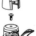Moen 100226 Handle cap & screw