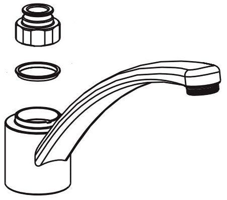 Moen 100227 Spout Nut Kit