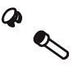 Moen 137403 Plug Button kit