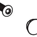 Moen 150036 Screw And Cap Kit Chr