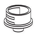 Moen 1694 Collar & nut kit