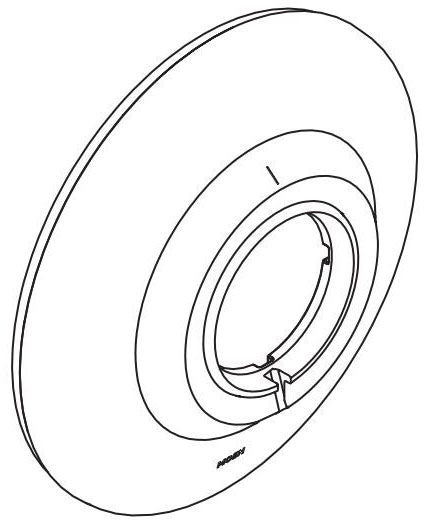 Moen 195345 Escutcheon