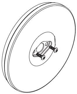 Moen 200741 M-Core Diverter Escutcheon Kit Kit, Bn