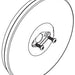 Moen 200741 M-Core Diverter Escutcheon Kit Kit, Bn