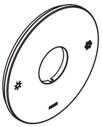 Moen 200793 M-Core Escutcheon Kit, Bl