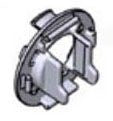 Moen 200799 M-Core Escutcheon Kit, Chr