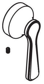 Moen 200800 M-Core Handle Kit, Bg
