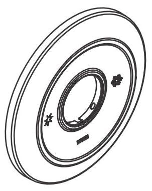 Moen 200801 M-Core Escutcheon Kit, Bn