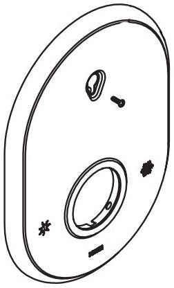 Moen 200810 M-Core Escutcheon Kit, Bn