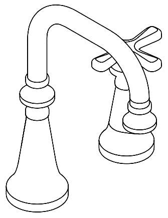 Moen 201204 Colinet Cross Hdl Kit Bn