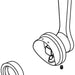 Moen 201216 Tubfiller Handle Kit Bl