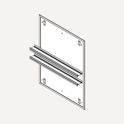 Robern Profiles Mirror Ganging Kit, 36" W x 30" H