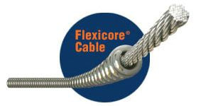 General Wire 120170 3/8" x 35' Electric Machine Replacement Cable with Female Connector