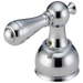 Delta H215 Two Traditional/Classic Metal Lever Handles