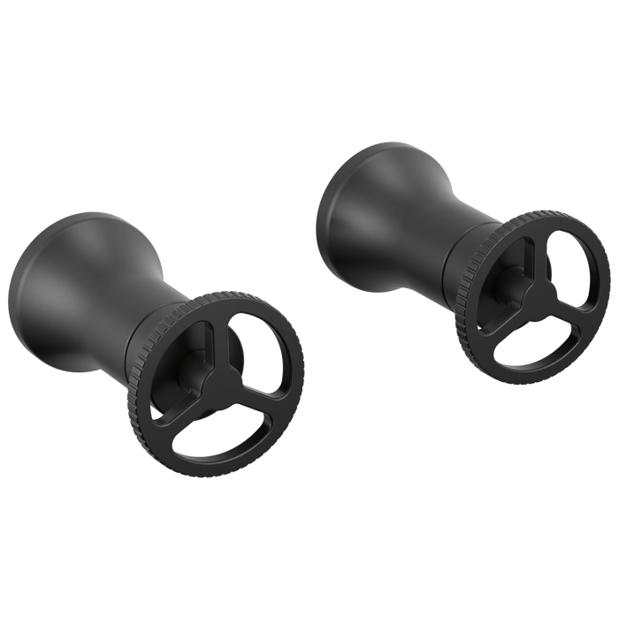 Delta Trinsic H558BL Wheel Handle - Wall Mount Lav - Matte Black