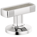 Widespread Lavatory Knob with Concrete Inlay Handle Kit