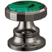 Brizo Beauclere HI5365 Widespread Lavatory Wheel Handle Kit - Brilliance Black Onyx / Malachite