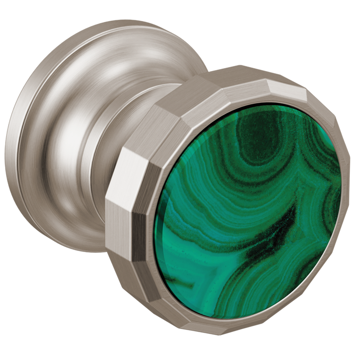 Brizo Beauclere HI5865 Wall Mount Lavatory Wheel Handle Kit - Luxe Nickel / Malachite