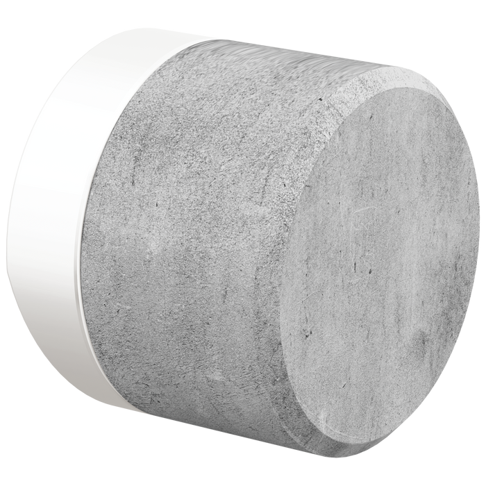 Brizo Odin HKK175 Knob with Concrete - Matte White / Concrete