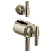 Brizo Brizo Litze: Tempassure Thermostatic Valve With Diverter Trim Handle Kit - T-Lever