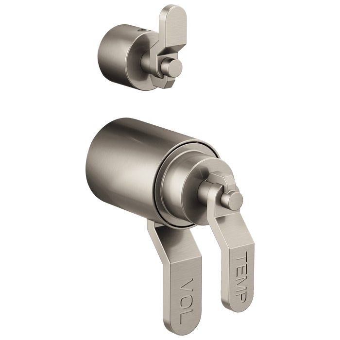 Brizo Brizo Litze: Tempassure Thermostatic Valve With Diverter Trim Handle Kit - Industrial Lever
