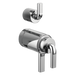 Brizo Litze: TempAssure Thermostatic Valve with Integrated Diverter Notch Lever Handle Kit