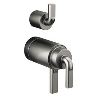 Brizo Litze: TempAssure Thermostatic Valve with Integrated Diverter Notch Lever Handle Kit
