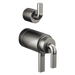 Brizo Litze: TempAssure Thermostatic Valve with Integrated Diverter Notch Lever Handle Kit