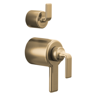 Brizo Allaria: TempAssure Thermostatic Valve Trim with Integrated Diverter Trim Twist Lever Handle Kit