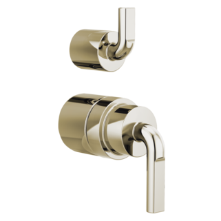 Brizo Litze: Pressure Balance Valve with Integrated Diverter Trim Notch Lever Handle Kit