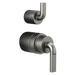 Brizo Litze: Pressure Balance Valve with Integrated Diverter Trim Notch Lever Handle Kit