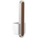 Brizo Frank Lloyd Wright HLK022 Pull-Down Kitchen Faucet Arc Lever with Wood Inlay Handle Kit​ - Polished Chrome / Teak Wood