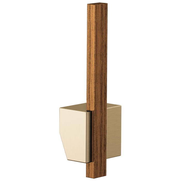 Brizo Frank Lloyd Wright HLK023 Pull-Down Kitchen Faucet Offset Wood Lever Handle Kit​ - Luxe Gold / Wood
